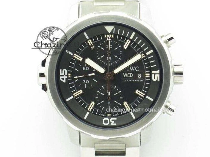 MIROTIME 0424 Portofino Chrono RG Black Dial on Black Leather Strap A HighPerformance 7389